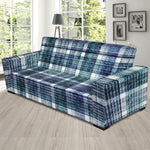 Plaid Denim Jeans Pattern Print Sofa Slipcover