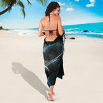 Planet And Space Print Beach Sarong Wrap