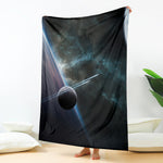 Planet And Space Print Blanket