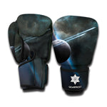 Planet And Space Print Boxing Gloves