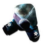 Planet And Space Print Boxing Gloves