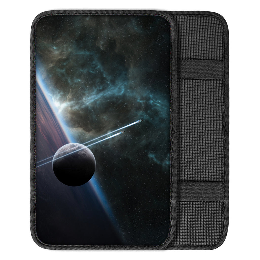 Planet And Space Print Car Center Console Cover