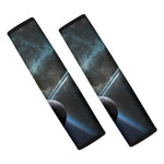 Planet And Space Print Car Seat Belt Covers