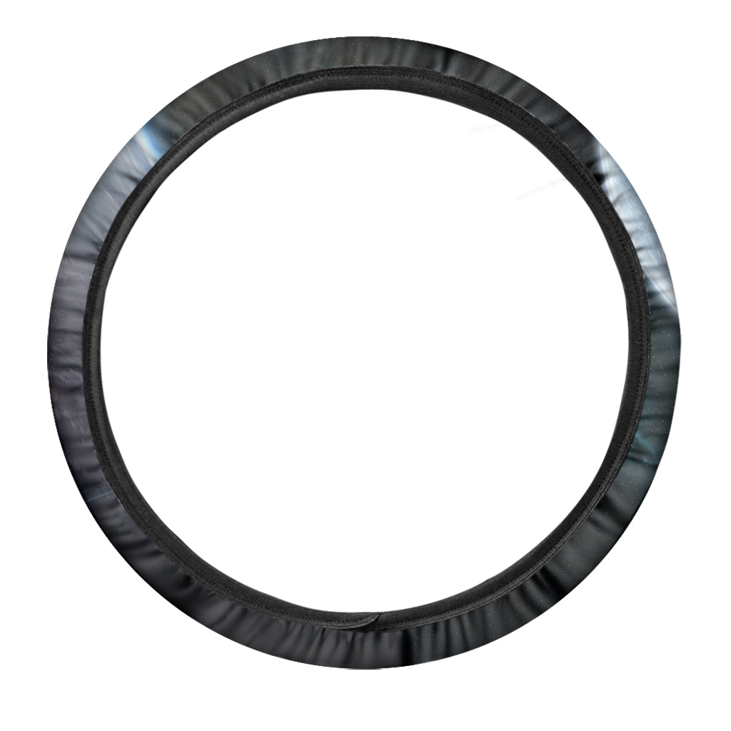 Planet And Space Print Car Steering Wheel Cover