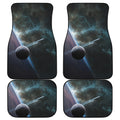 Planet And Space Print Front and Back Car Floor Mats