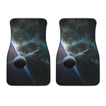 Planet And Space Print Front Car Floor Mats