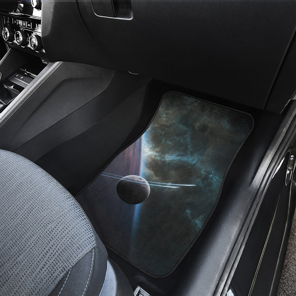 Planet And Space Print Front Car Floor Mats