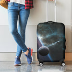 Planet And Space Print Luggage Cover