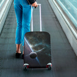 Planet And Space Print Luggage Cover