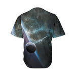 Planet And Space Print Men's Baseball Jersey