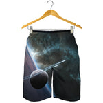 Planet And Space Print Men's Shorts