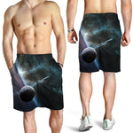 Planet And Space Print Men's Shorts