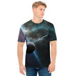 Planet And Space Print Men's T-Shirt