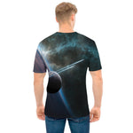 Planet And Space Print Men's T-Shirt