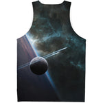 Planet And Space Print Men's Tank Top