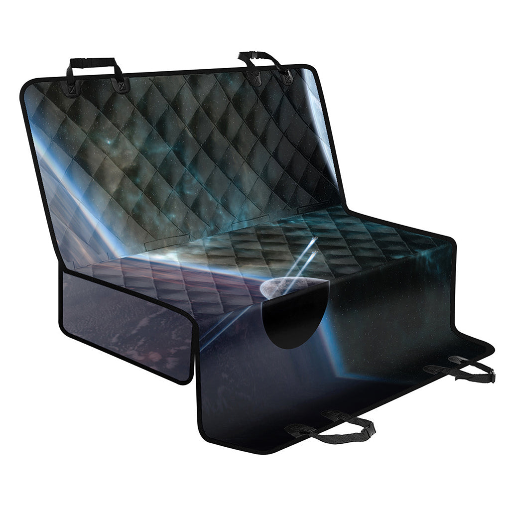Planet And Space Print Pet Car Back Seat Cover