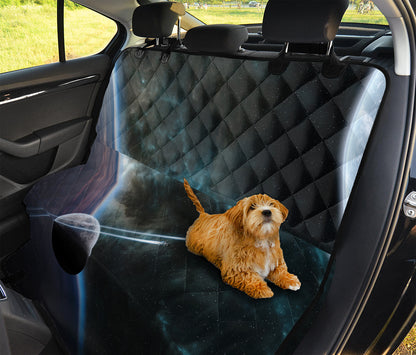 Planet And Space Print Pet Car Back Seat Cover