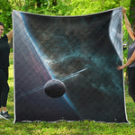 Planet And Space Print Quilt