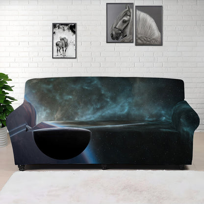 Planet And Space Print Sofa Cover
