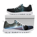 Planet And Space Print White Running Shoes
