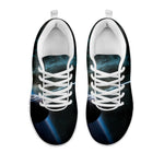 Planet And Space Print White Sneakers