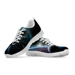 Planet And Space Print White Sneakers