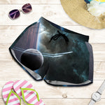 Planet And Space Print Women's Shorts