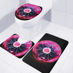 Plasma Ball Print 3 Piece Bath Mat Set