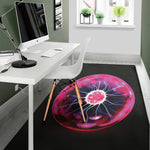 Plasma Ball Print Area Rug