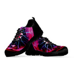 Plasma Ball Print Black Sneakers