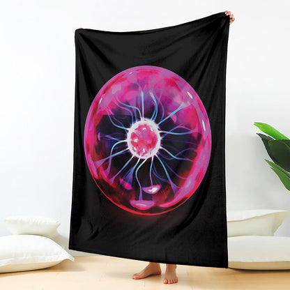 Plasma Ball Print Blanket