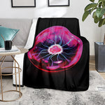 Plasma Ball Print Blanket