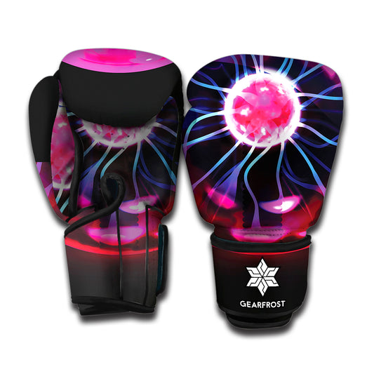 Plasma Ball Print Boxing Gloves