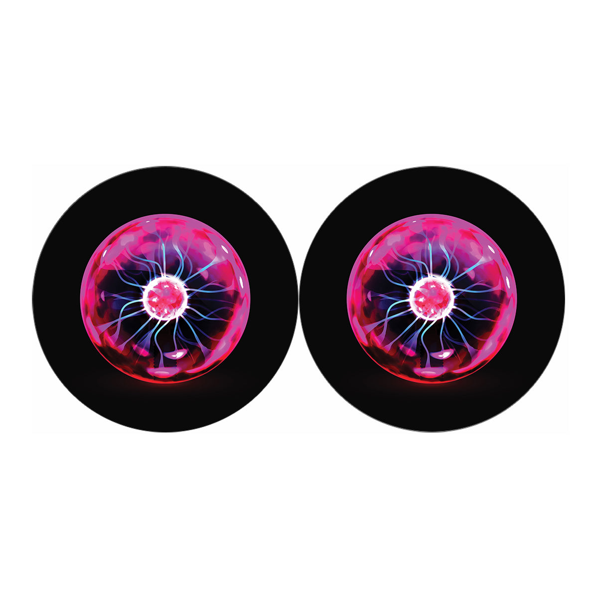Plasma Ball Print Car Coasters
