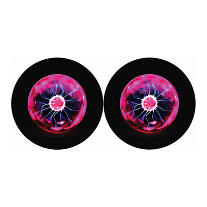 Plasma Ball Print Car Coasters