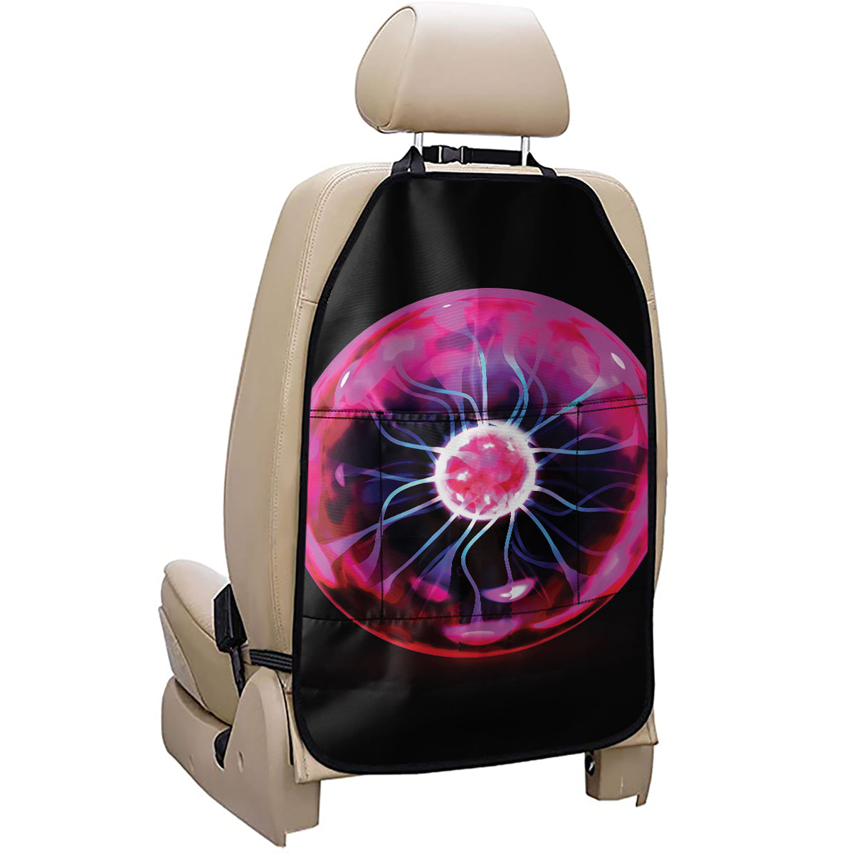 Plasma Ball Print Car Seat Organizers