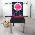 Plasma Ball Print Dining Chair Slipcover