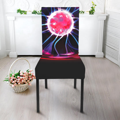 Plasma Ball Print Dining Chair Slipcover