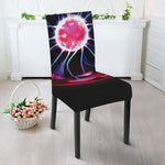 Plasma Ball Print Dining Chair Slipcover