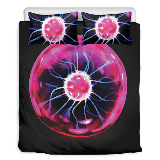 Plasma Ball Print Duvet Cover Bedding Set