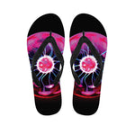 Plasma Ball Print Flip Flops