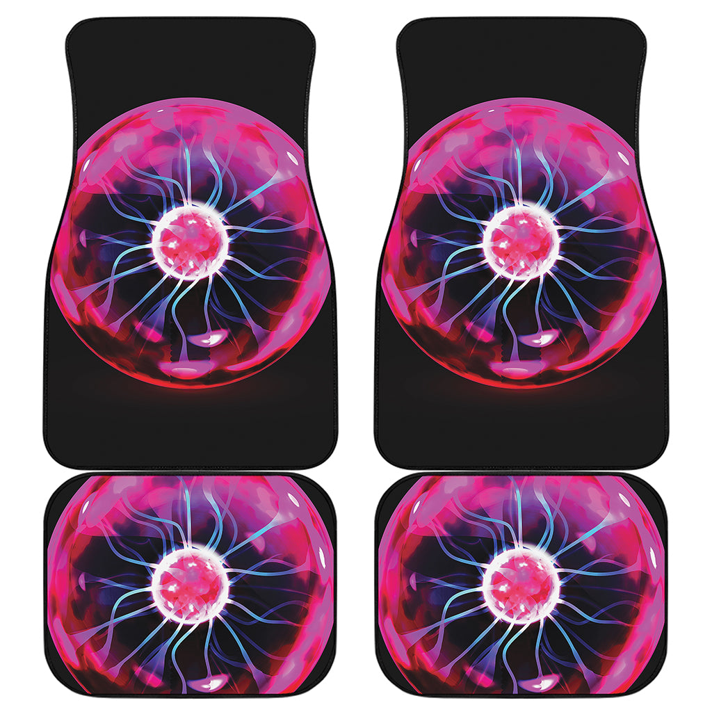 Plasma Ball Print Front and Back Car Floor Mats