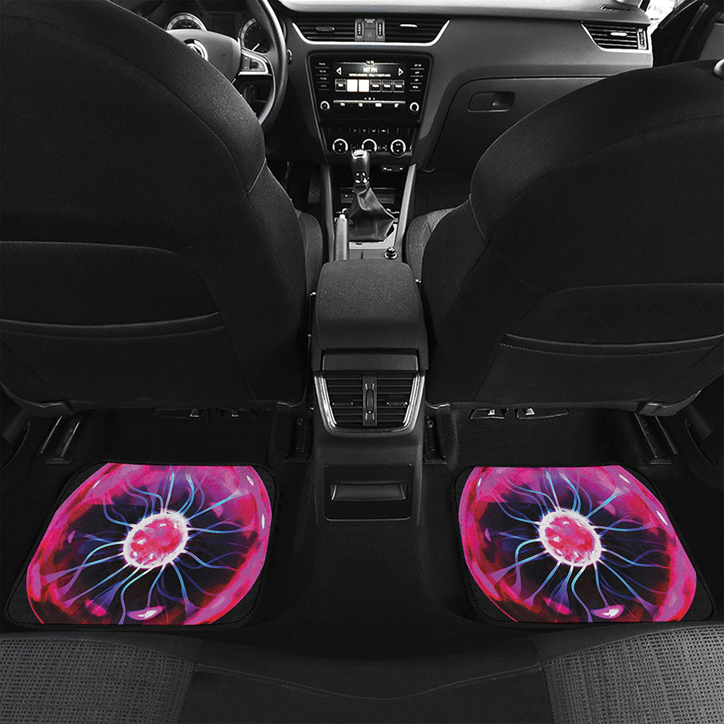 Plasma Ball Print Front and Back Car Floor Mats