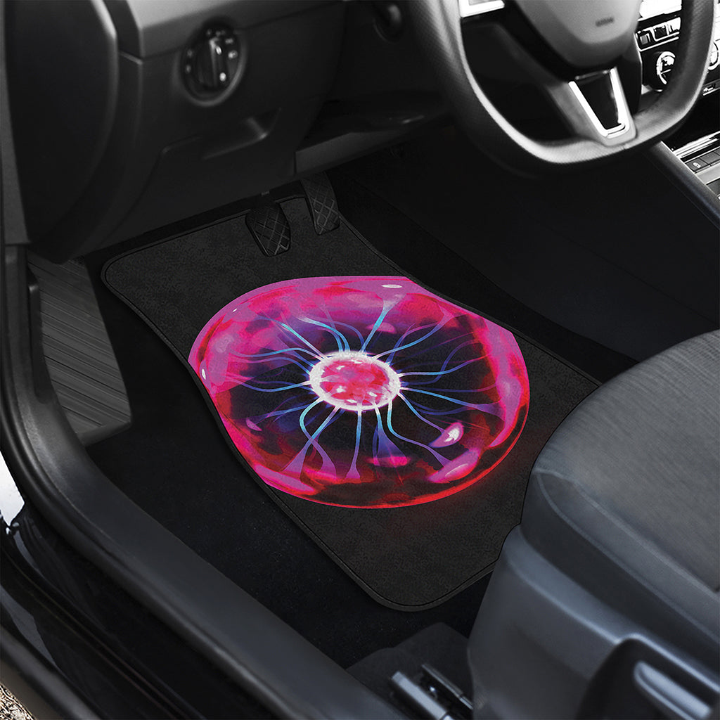 Plasma Ball Print Front and Back Car Floor Mats