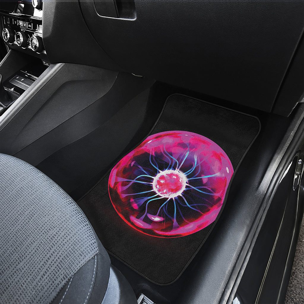 Plasma Ball Print Front and Back Car Floor Mats