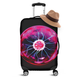 Plasma Ball Print Luggage Cover