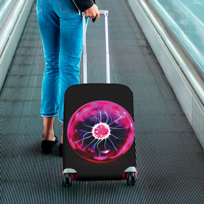 Plasma Ball Print Luggage Cover