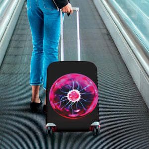 Plasma Ball Print Luggage Cover