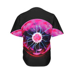 Plasma Ball Print Men's Baseball Jersey