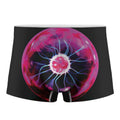 Plasma Ball Print Men's Boxer Briefs